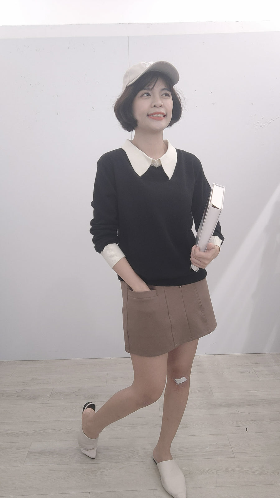 nana独家西装拉链裤裙