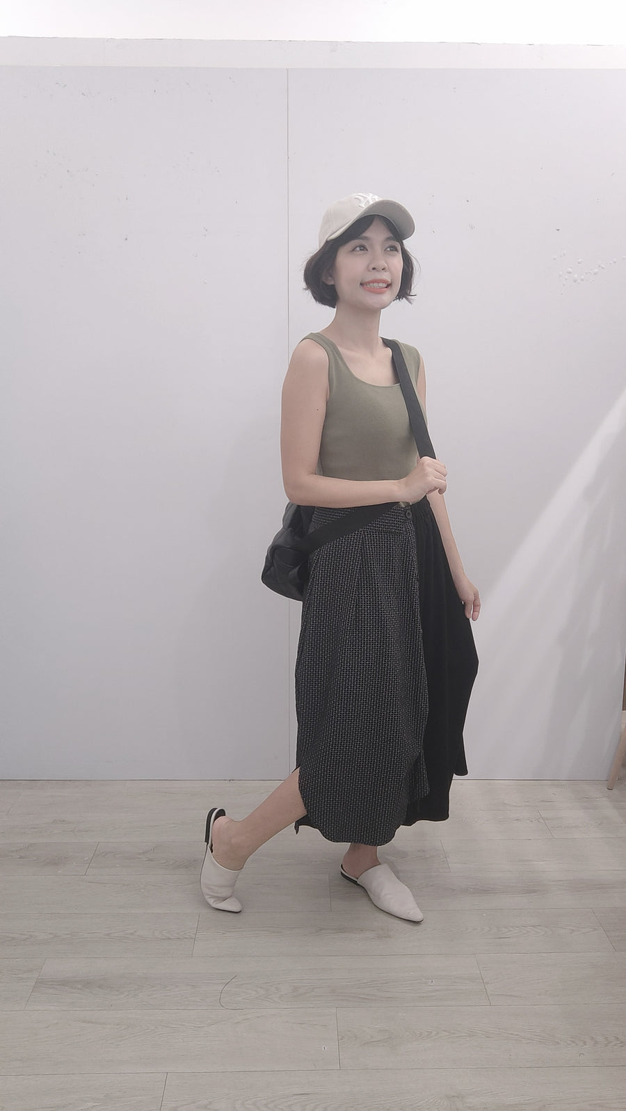 不规则设计半长裙