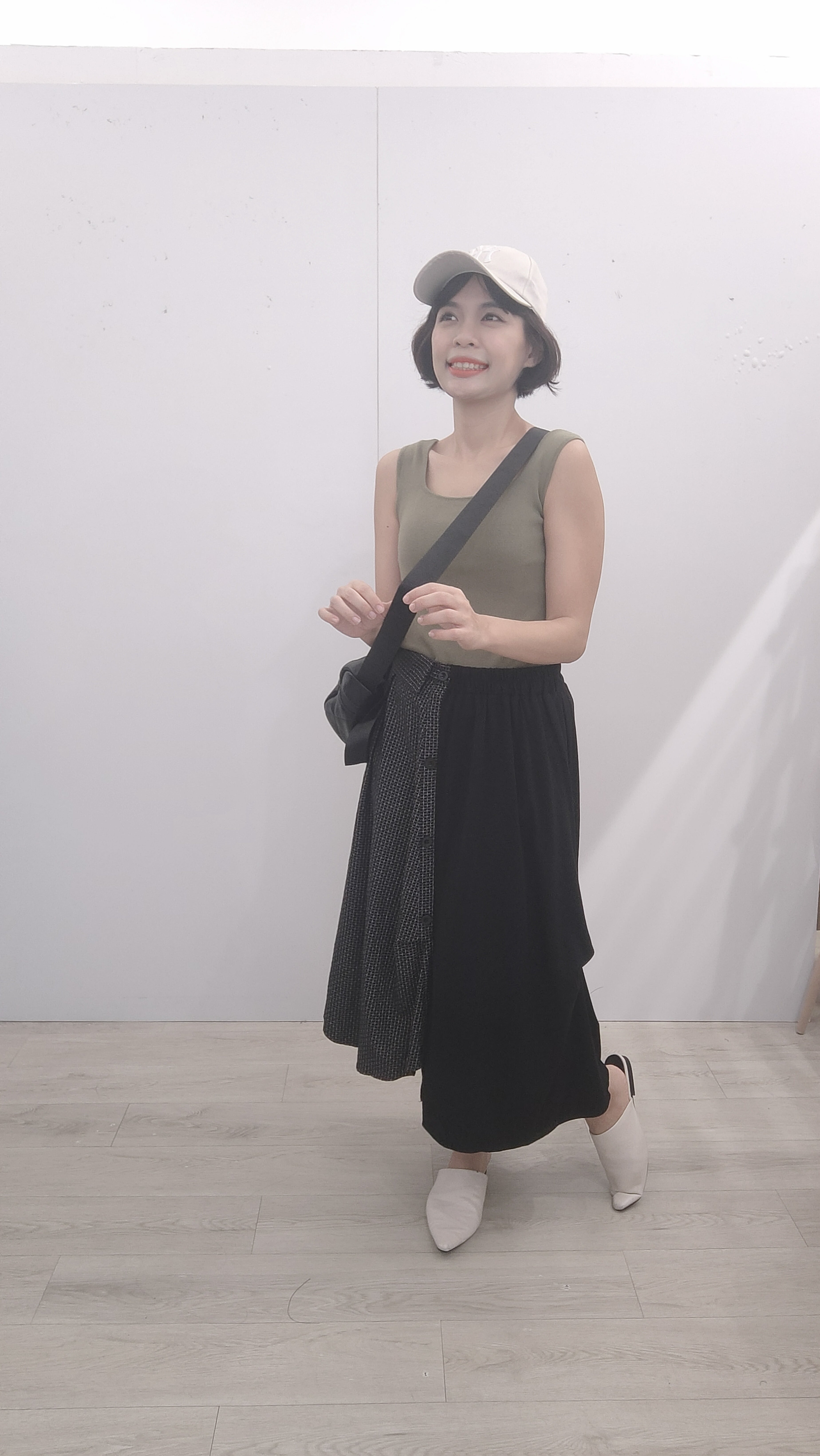 不规则设计半长裙