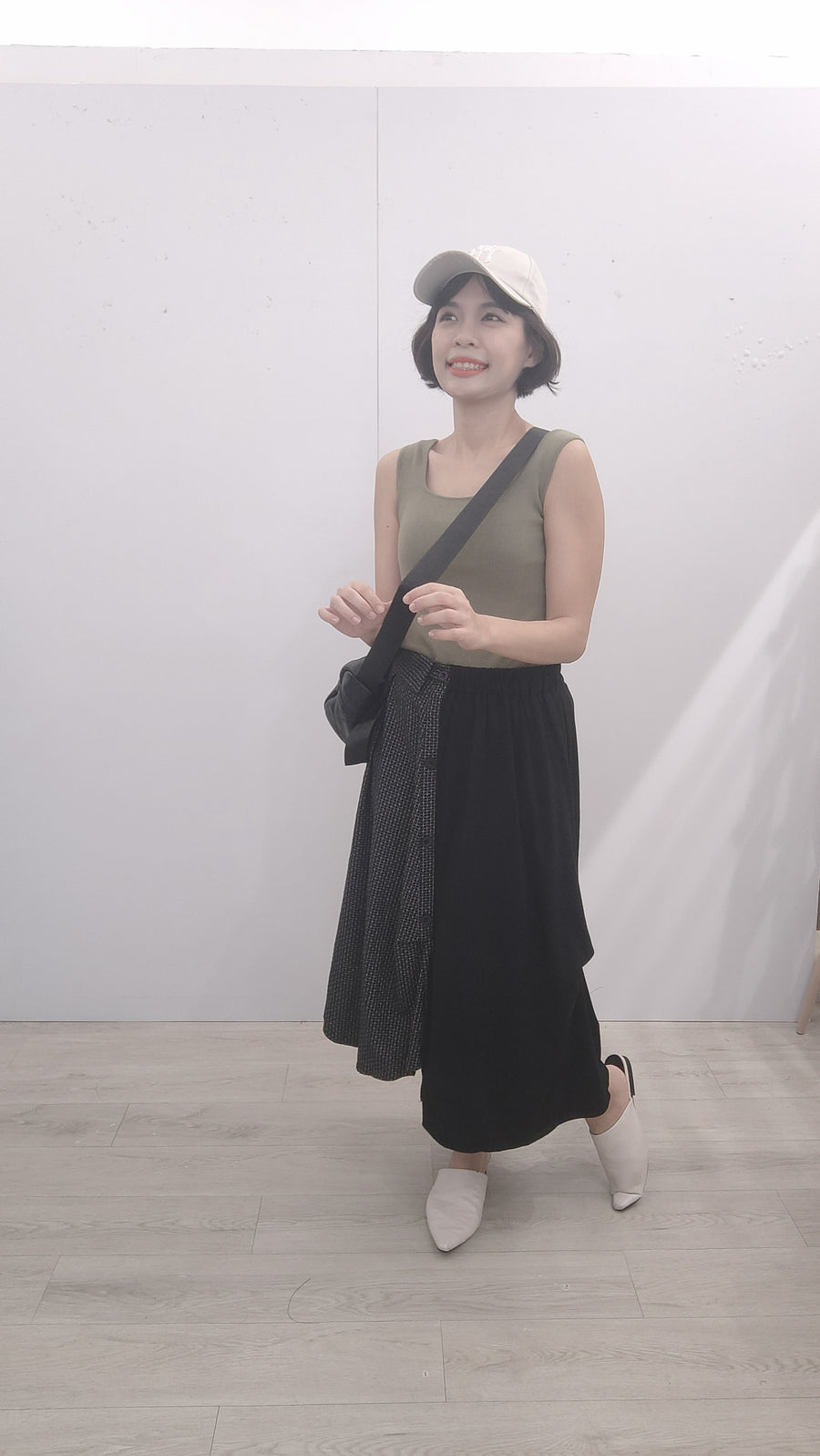 不规则设计半长裙
