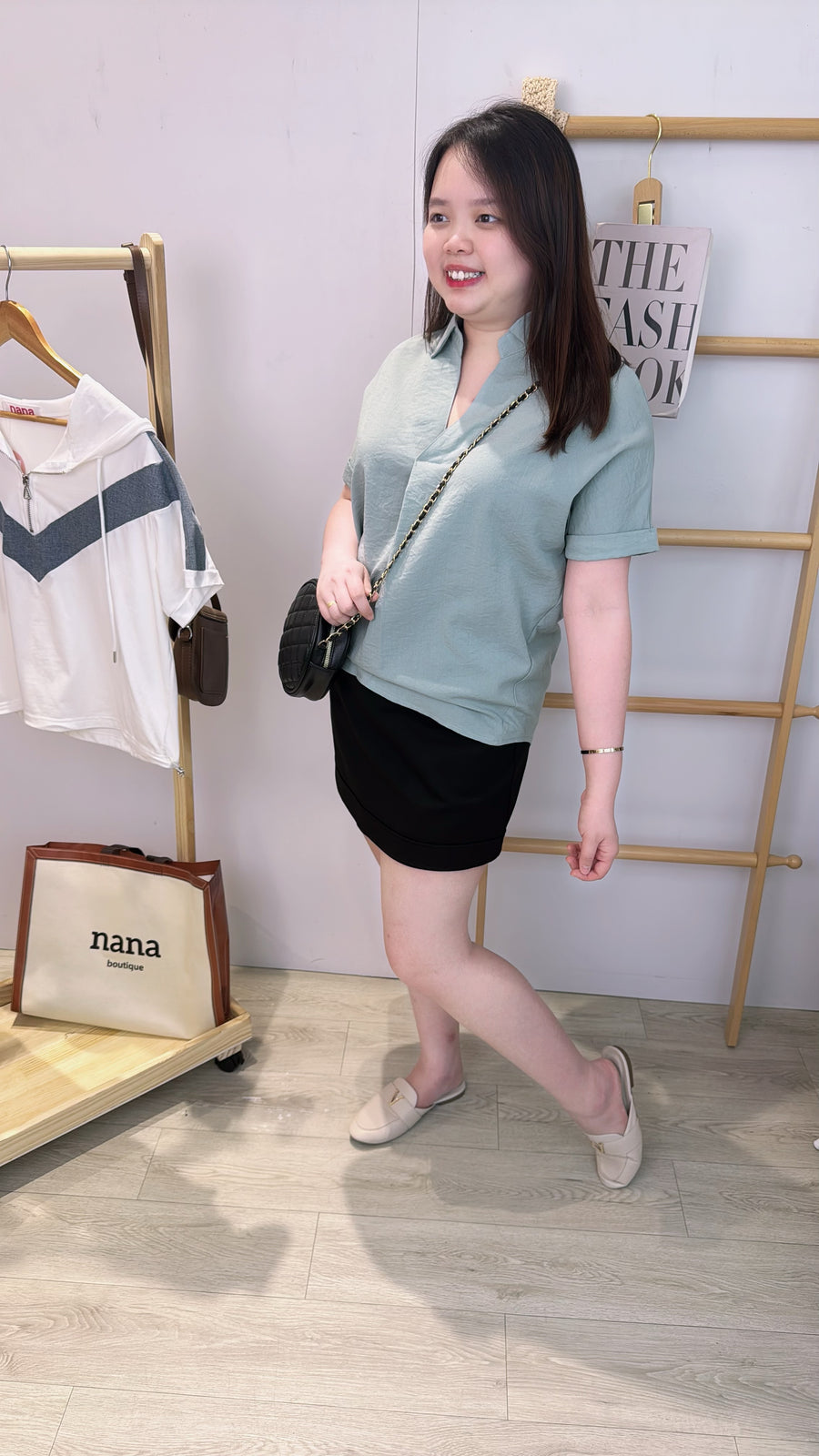 棉麻宽松衬衫