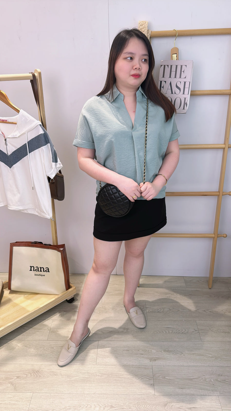 棉麻宽松衬衫