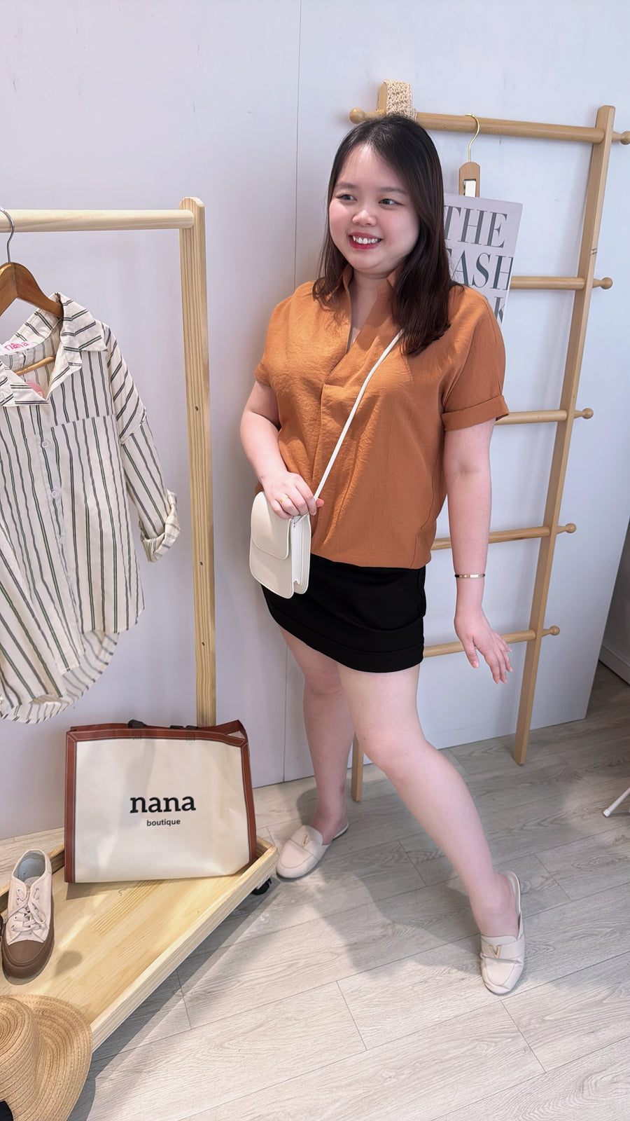 棉麻宽松衬衫