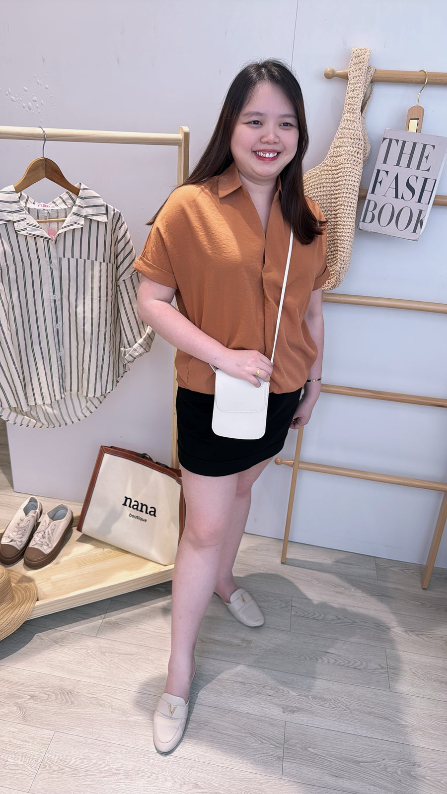 棉麻宽松衬衫