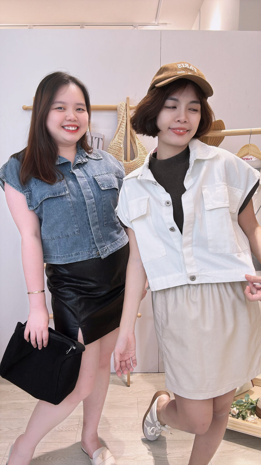 出袖牛仔短版上衣外套