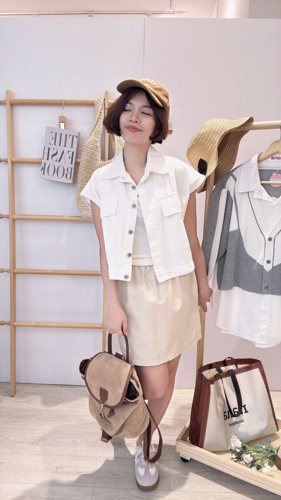 出袖牛仔短版上衣外套