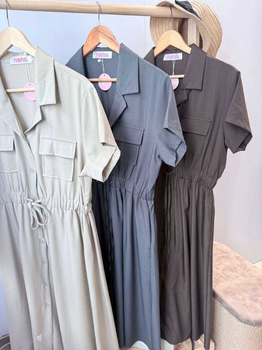 西装雪纺工装套裙