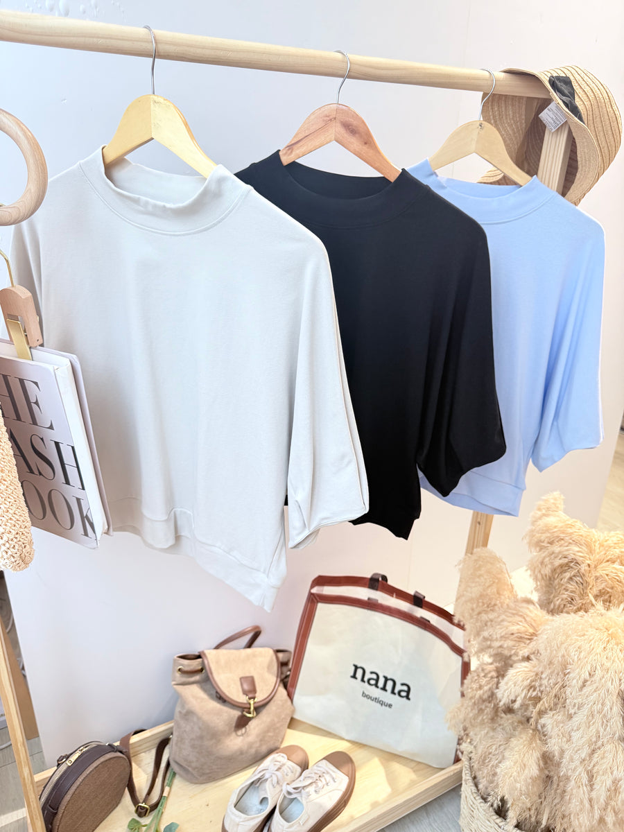 灯笼袖子简约上衣