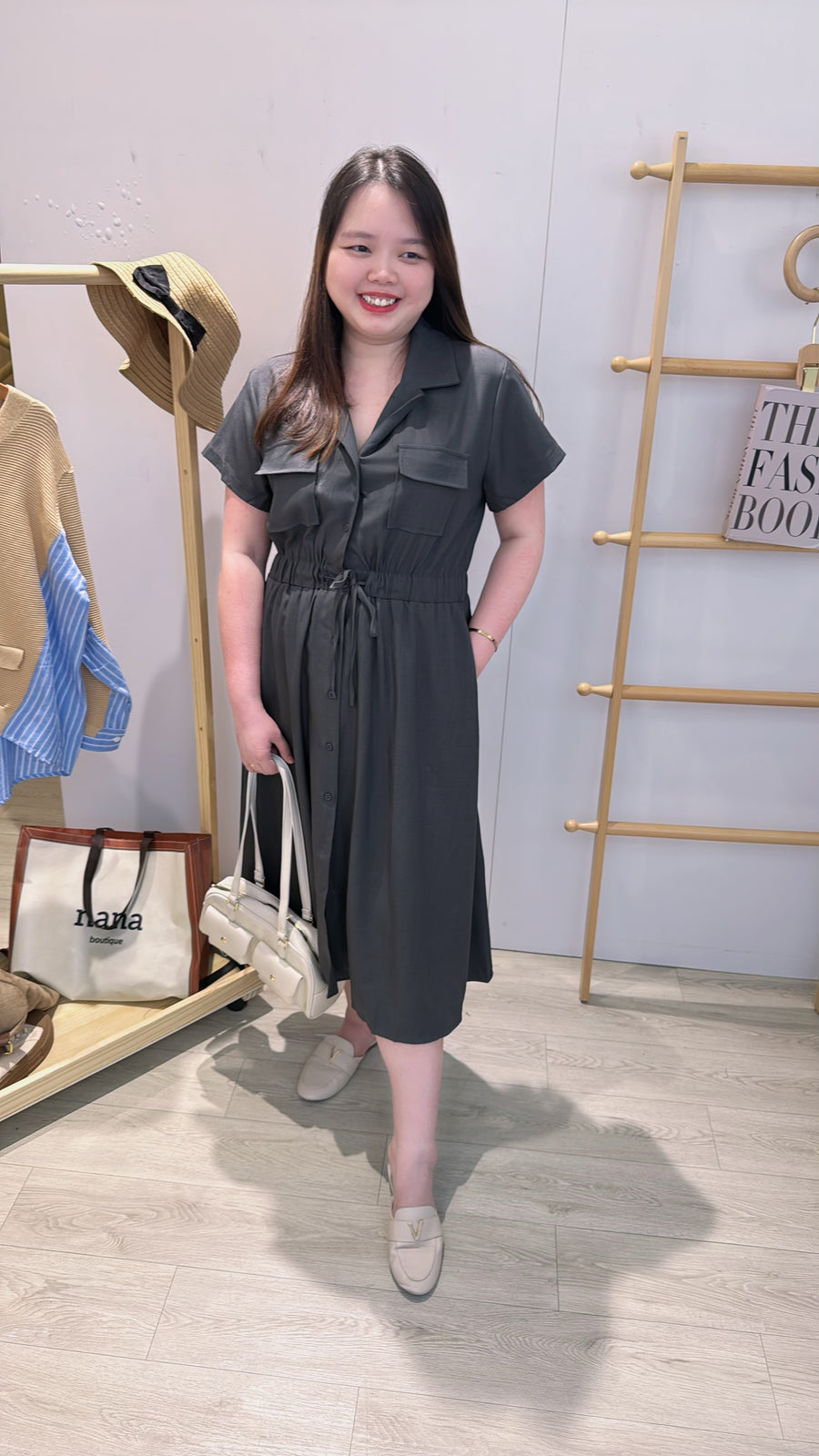 西装雪纺工装套裙