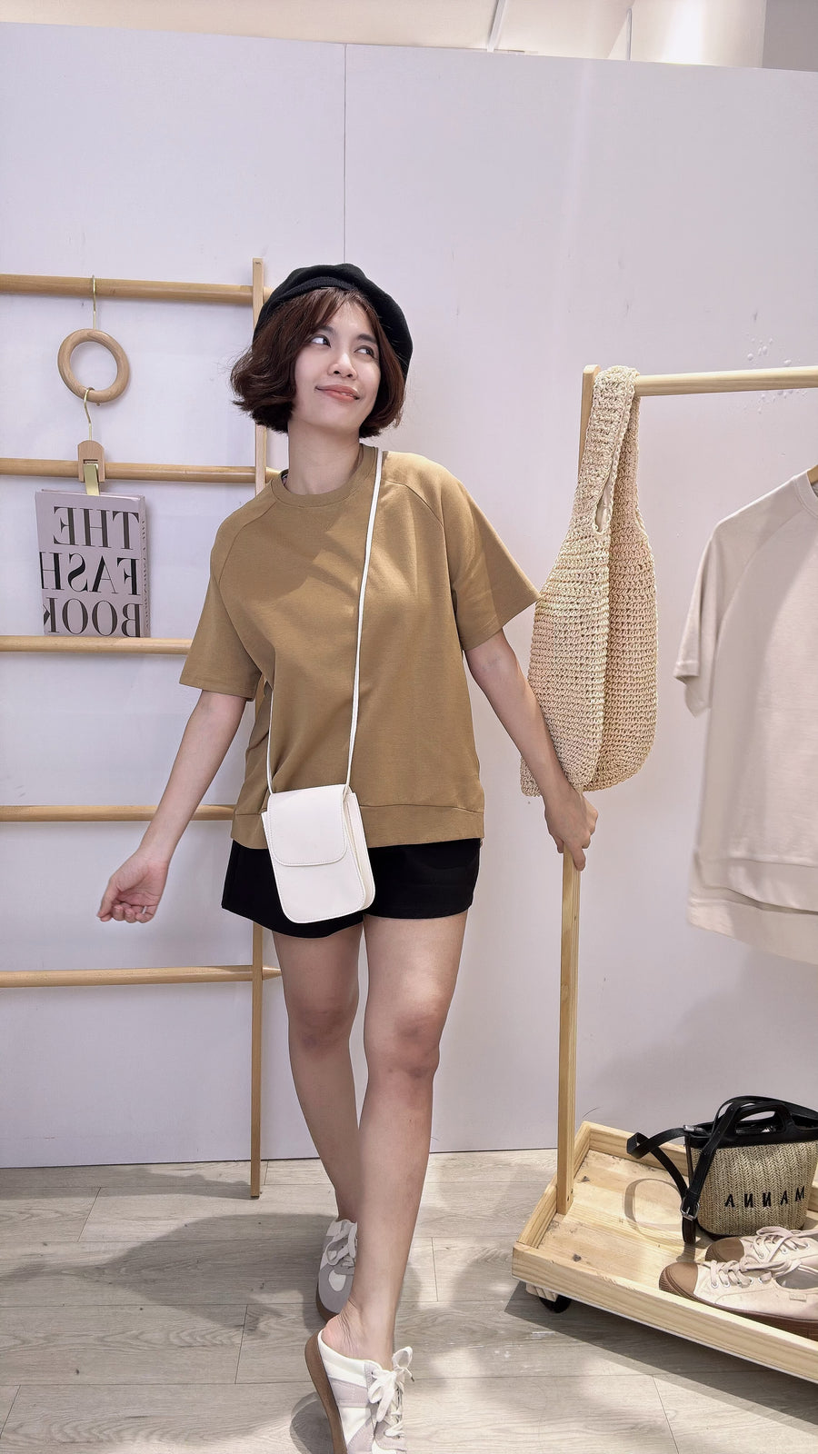 premium优质棉简约圆领单色上衣