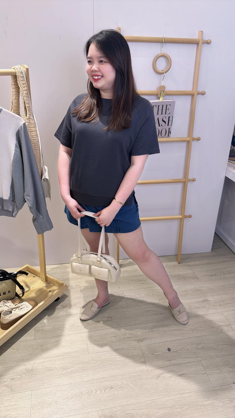 premium优质棉简约圆领单色上衣