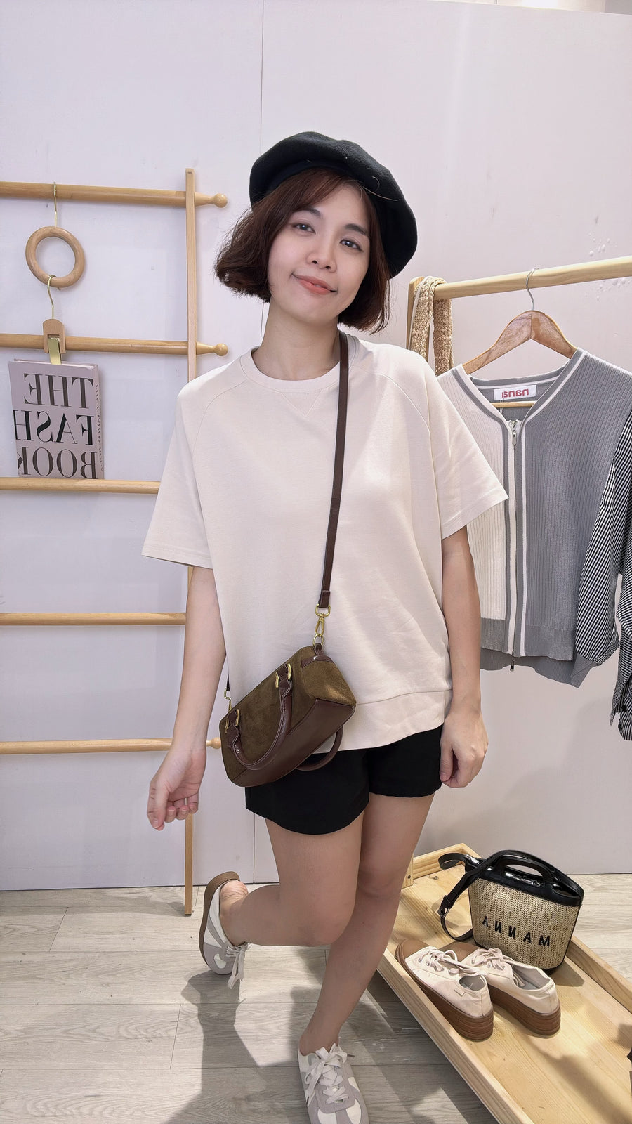 premium优质棉简约圆领单色上衣