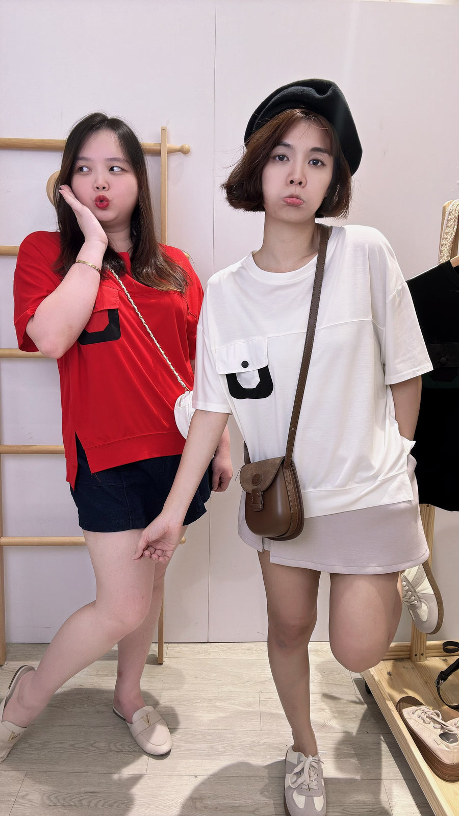 滑面柔软口袋上衣