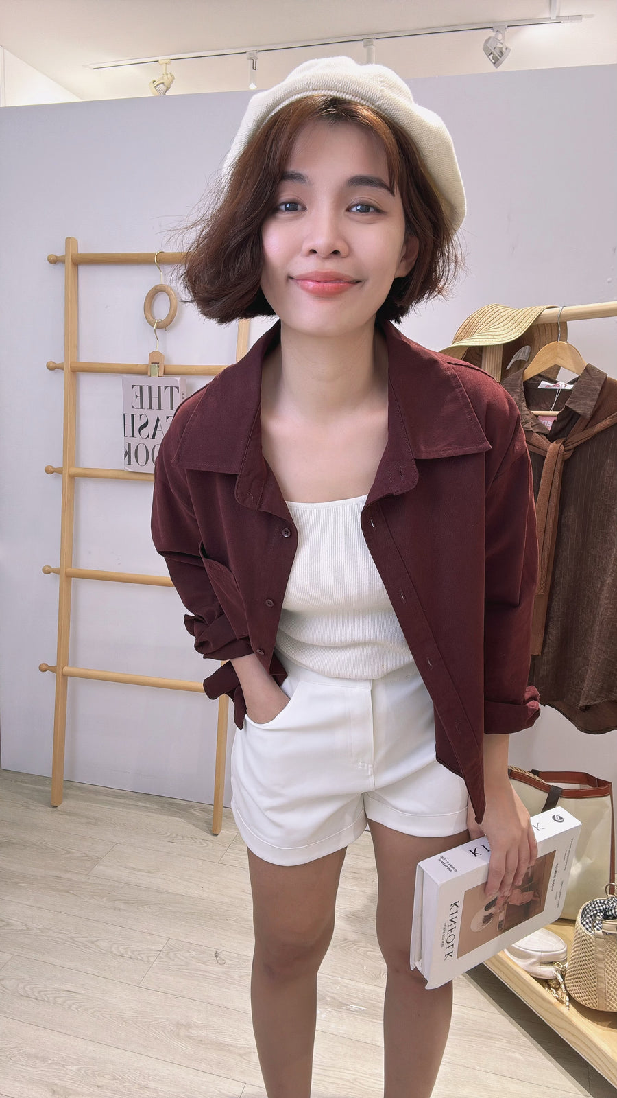 独家微弹百搭西装短裤