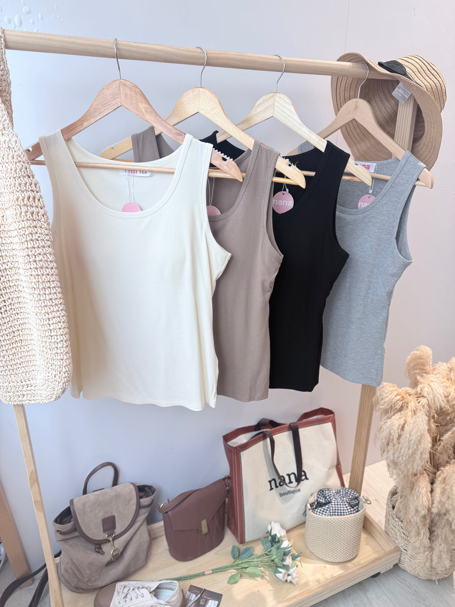 直条纹弹力棉垫胸内搭