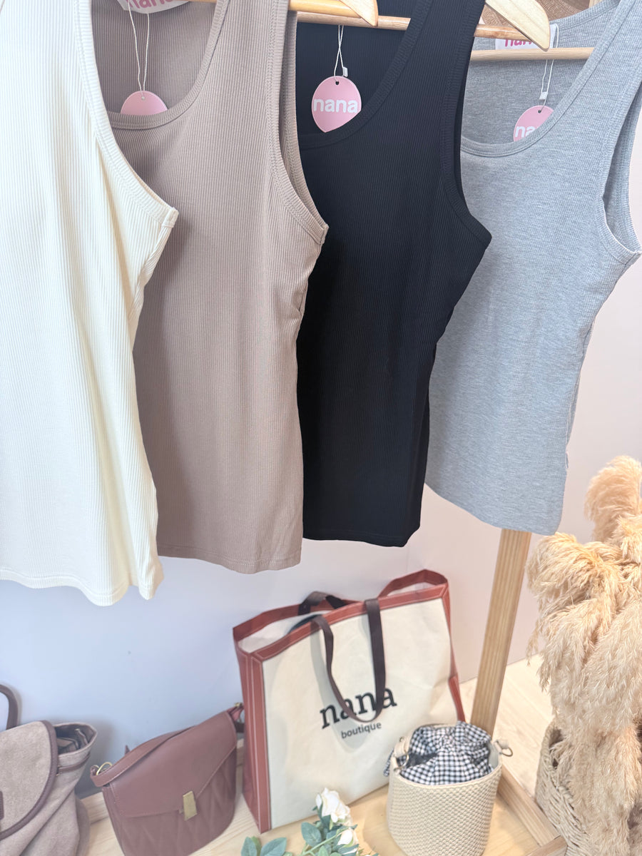 直条纹弹力棉垫胸内搭