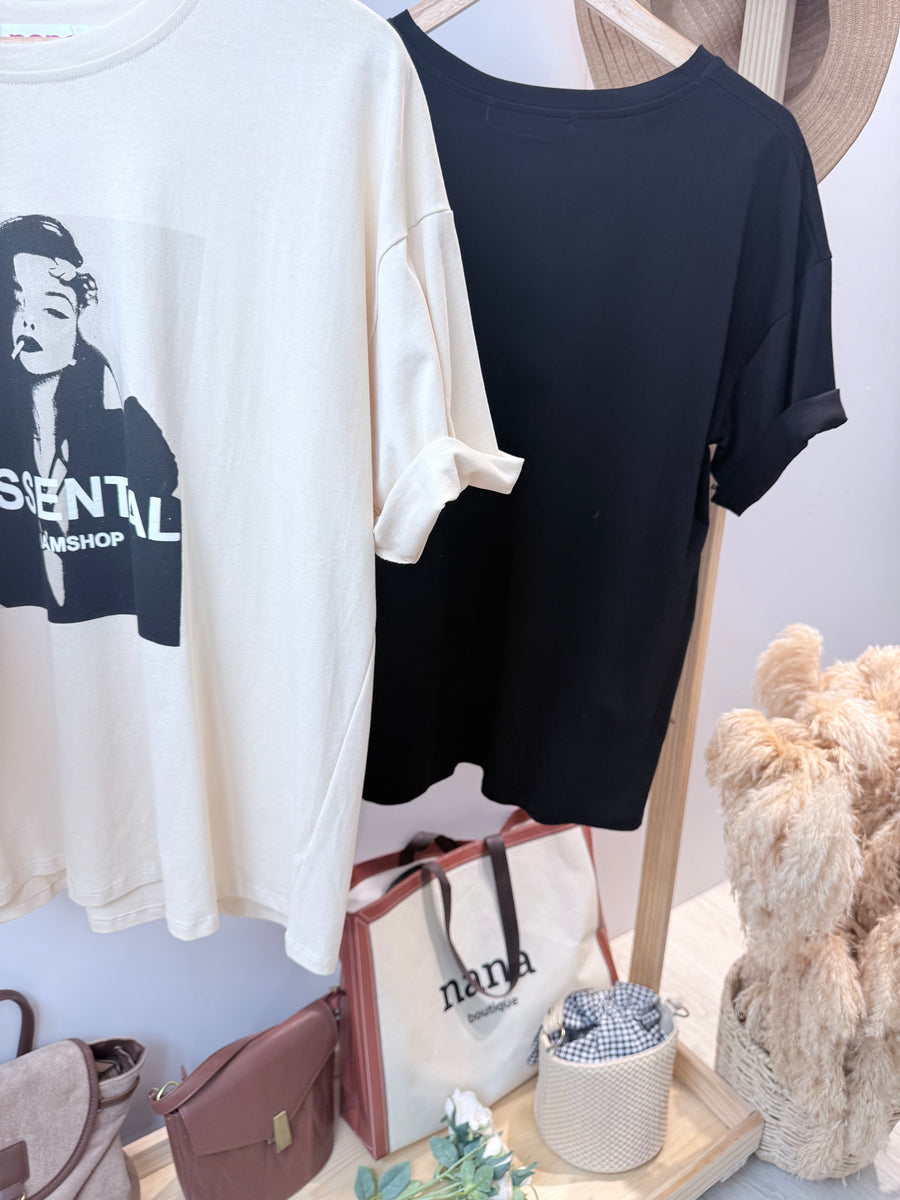 印花图宽松Over T