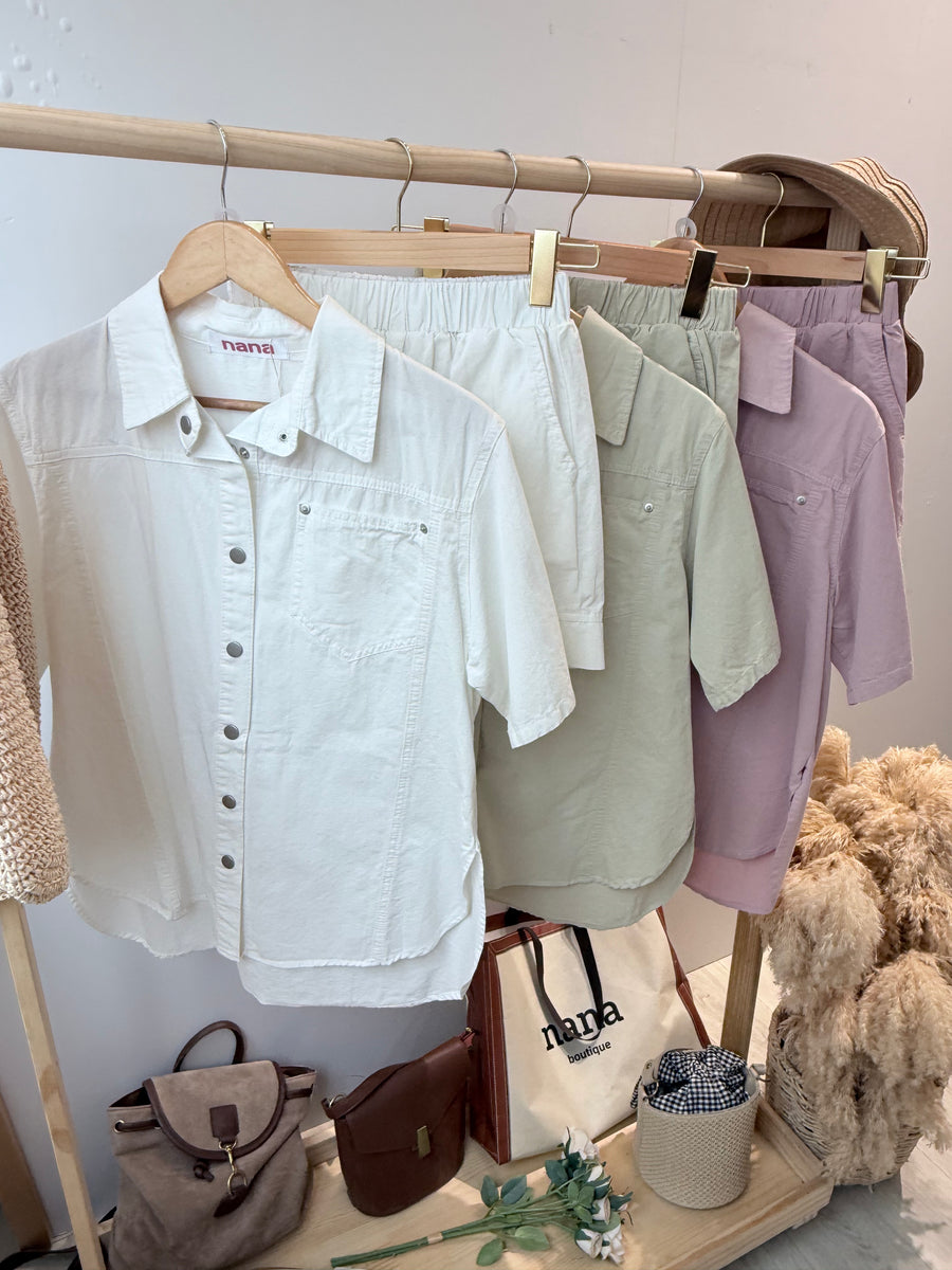 水洗牛仔工装套装