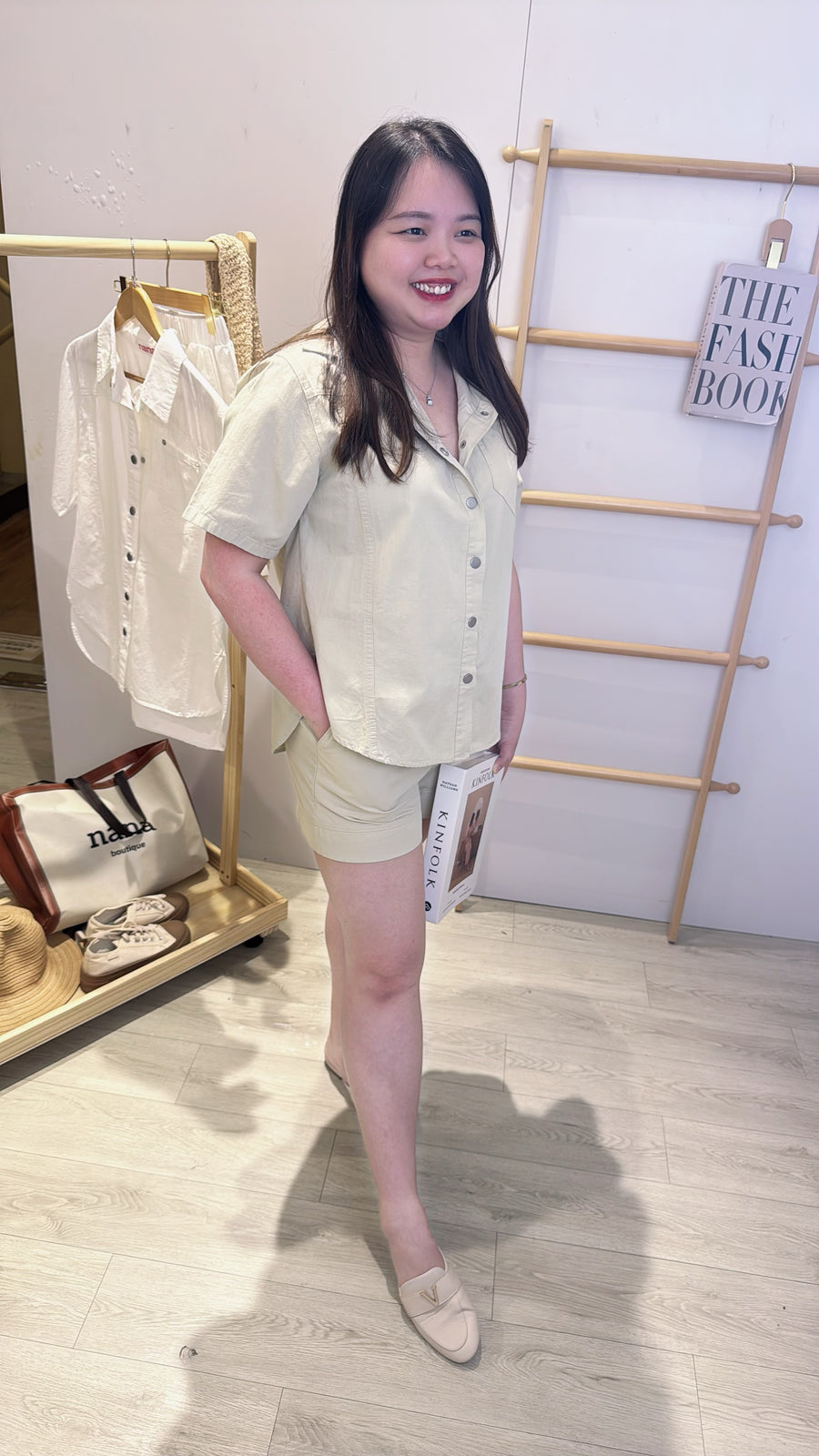 水洗牛仔工装套装