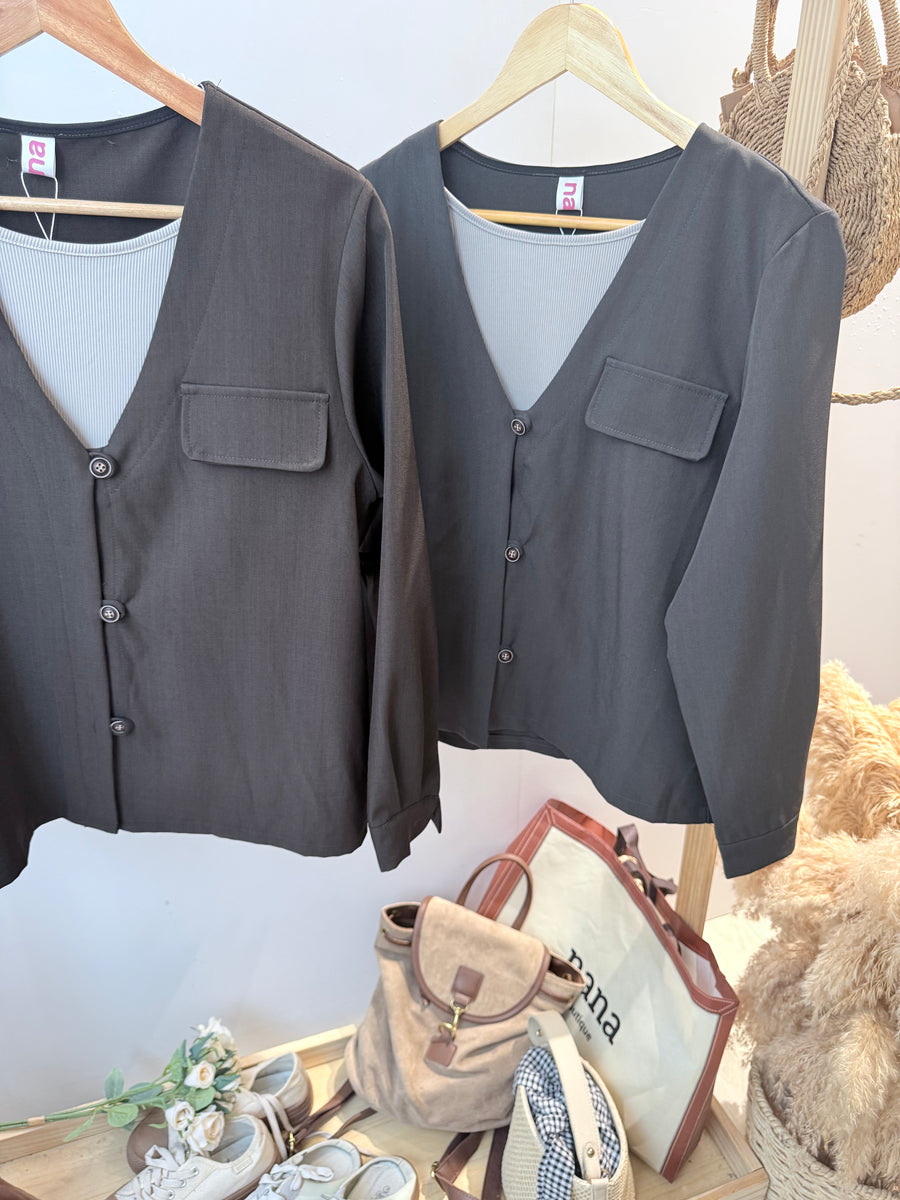 两件式西装上衣