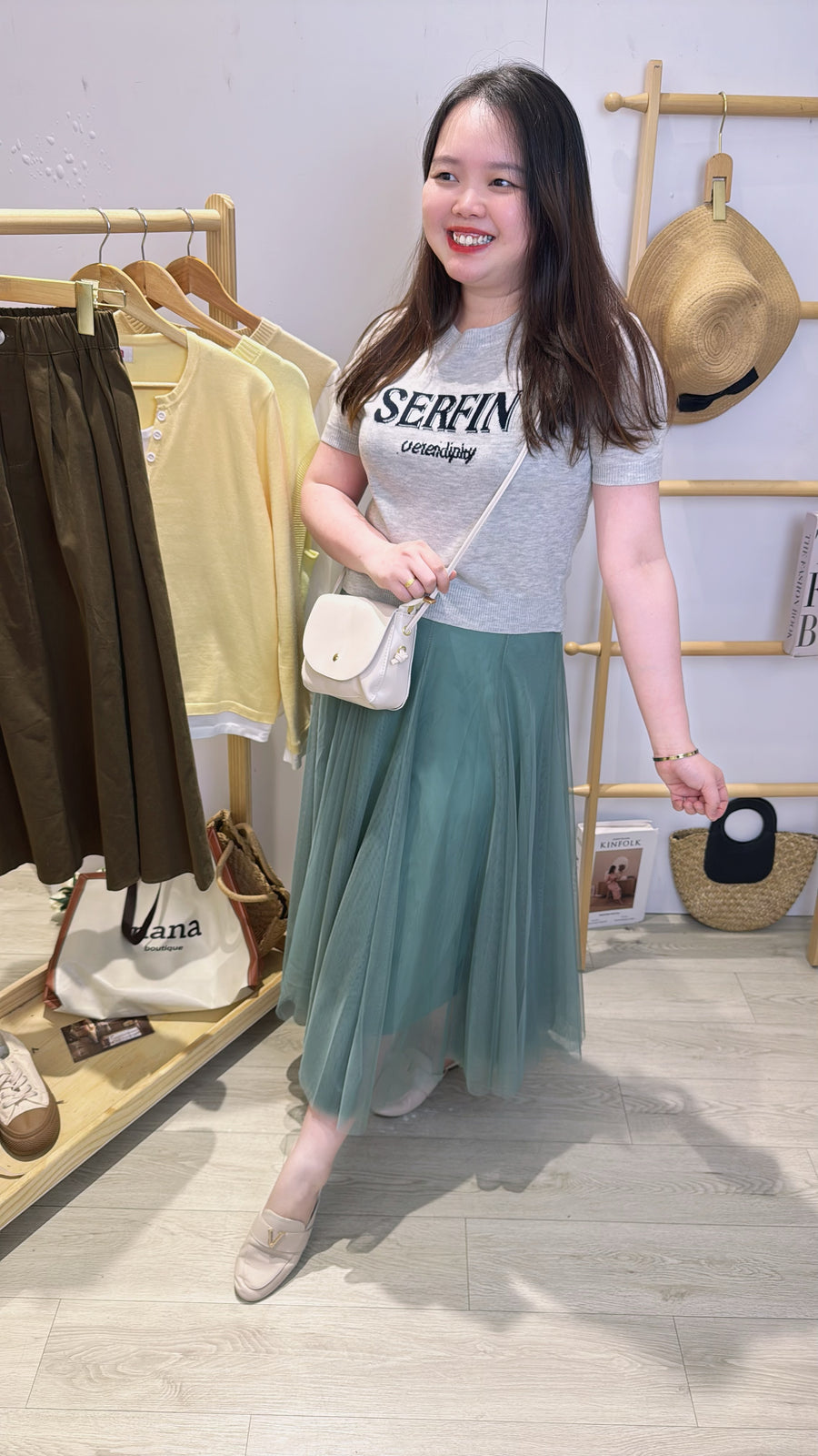 百搭仙气网纱裙