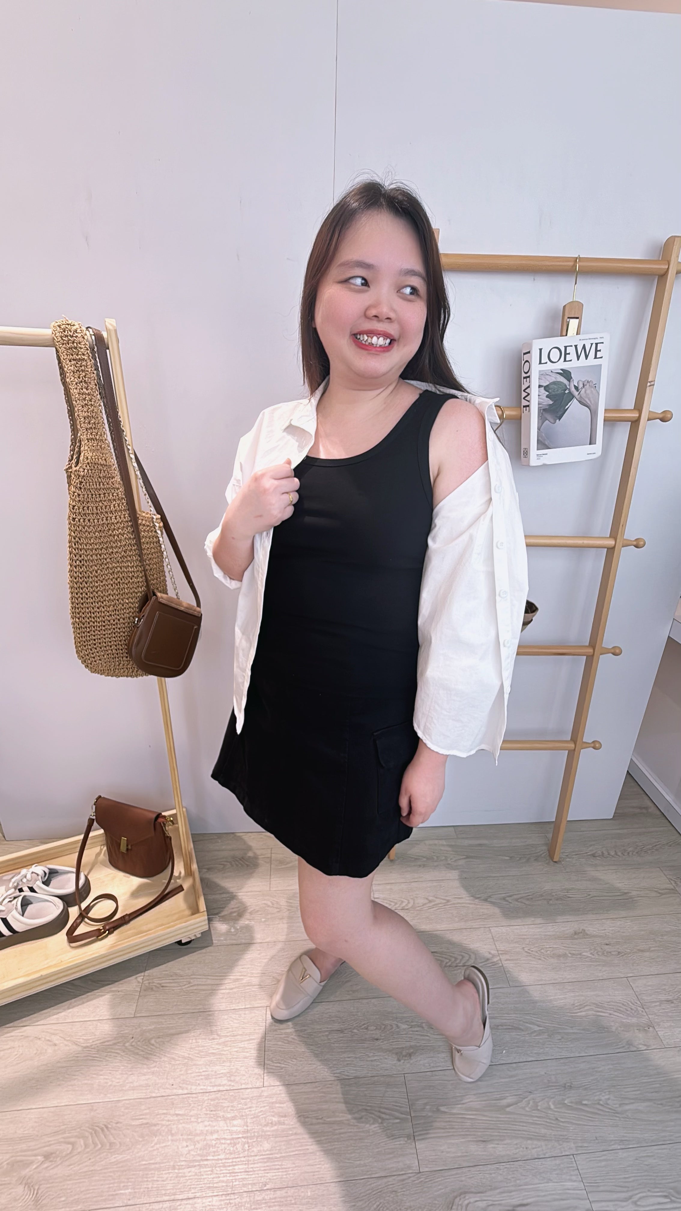 棉质百搭弹力棉背心