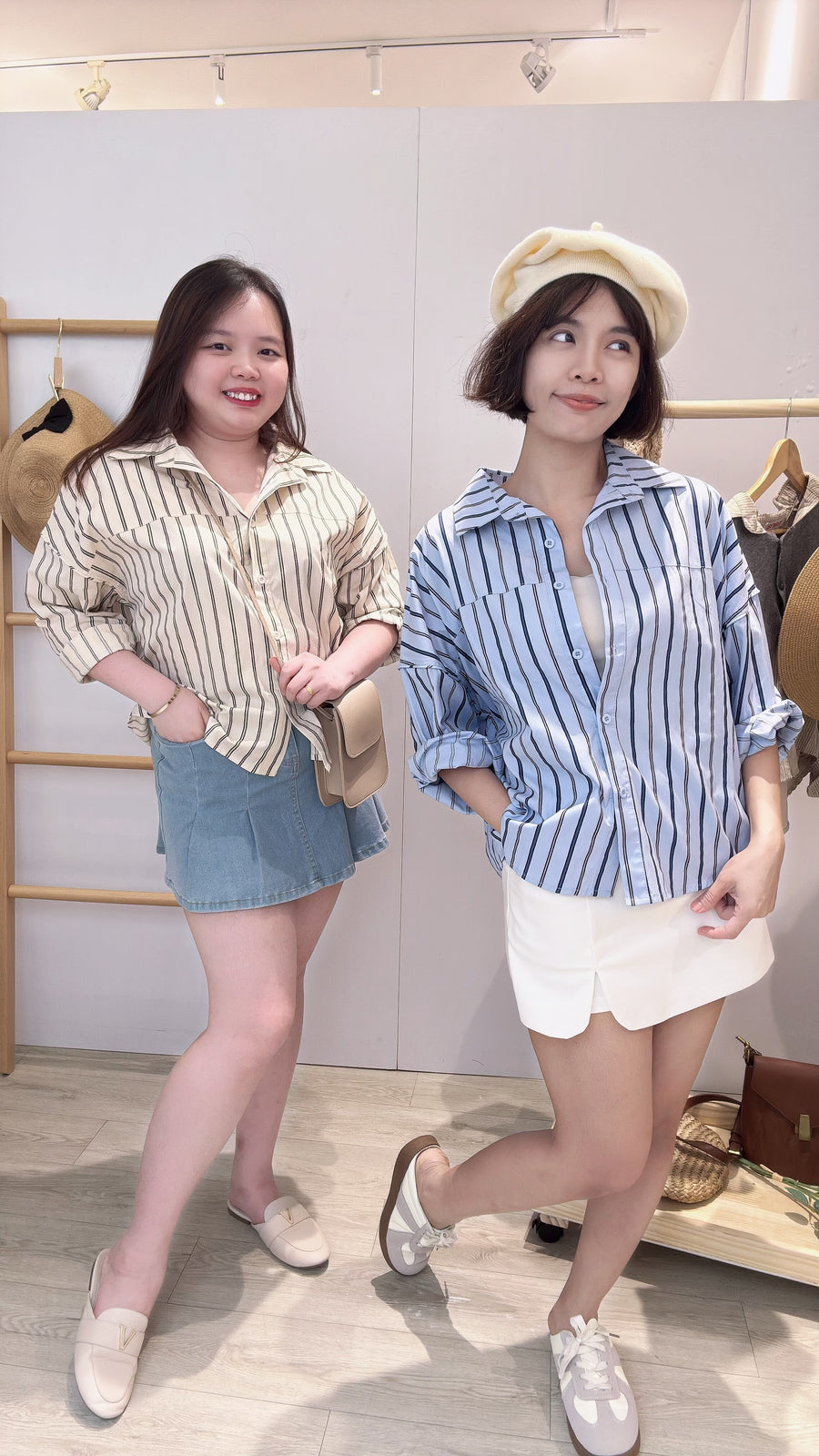 直线条宽松衬衫