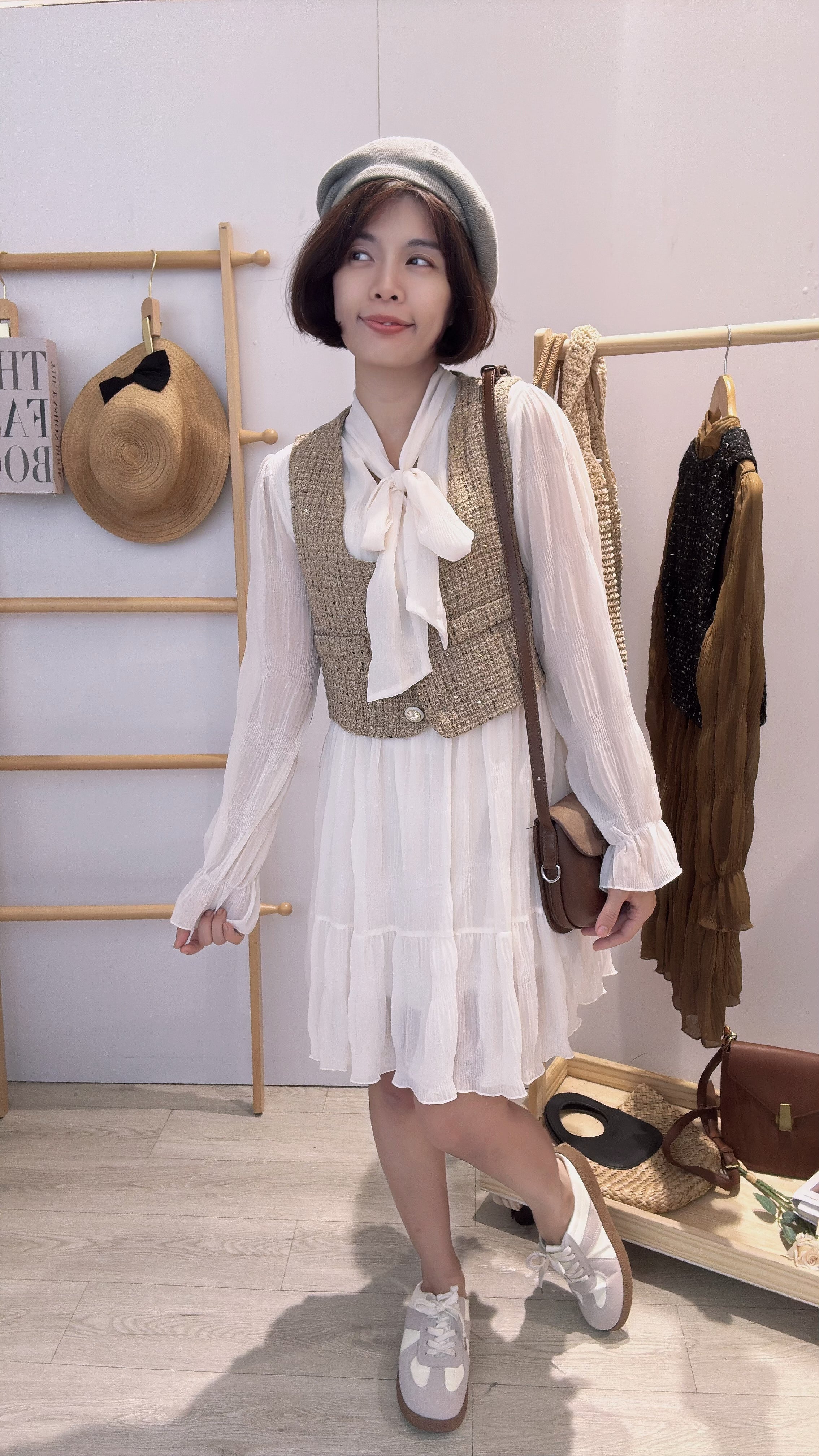 小香风淑女款短套裙