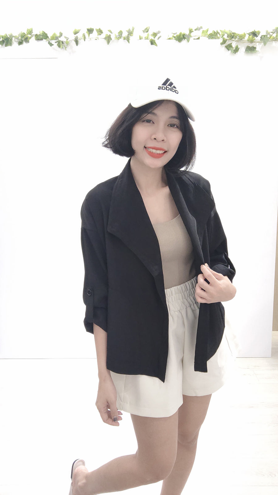 百搭帅气西装雪纺风衣外套