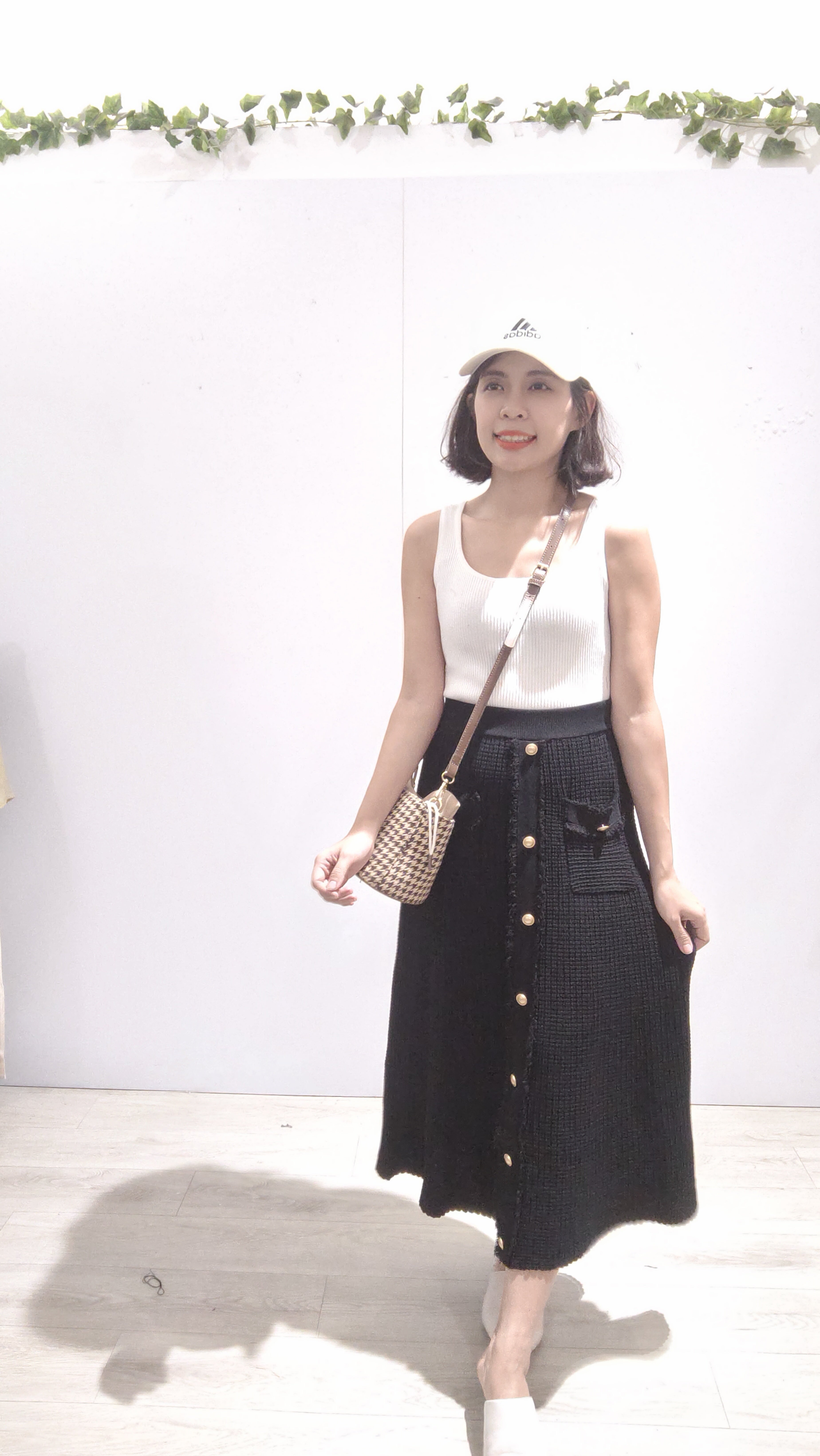 小香风针织半裙