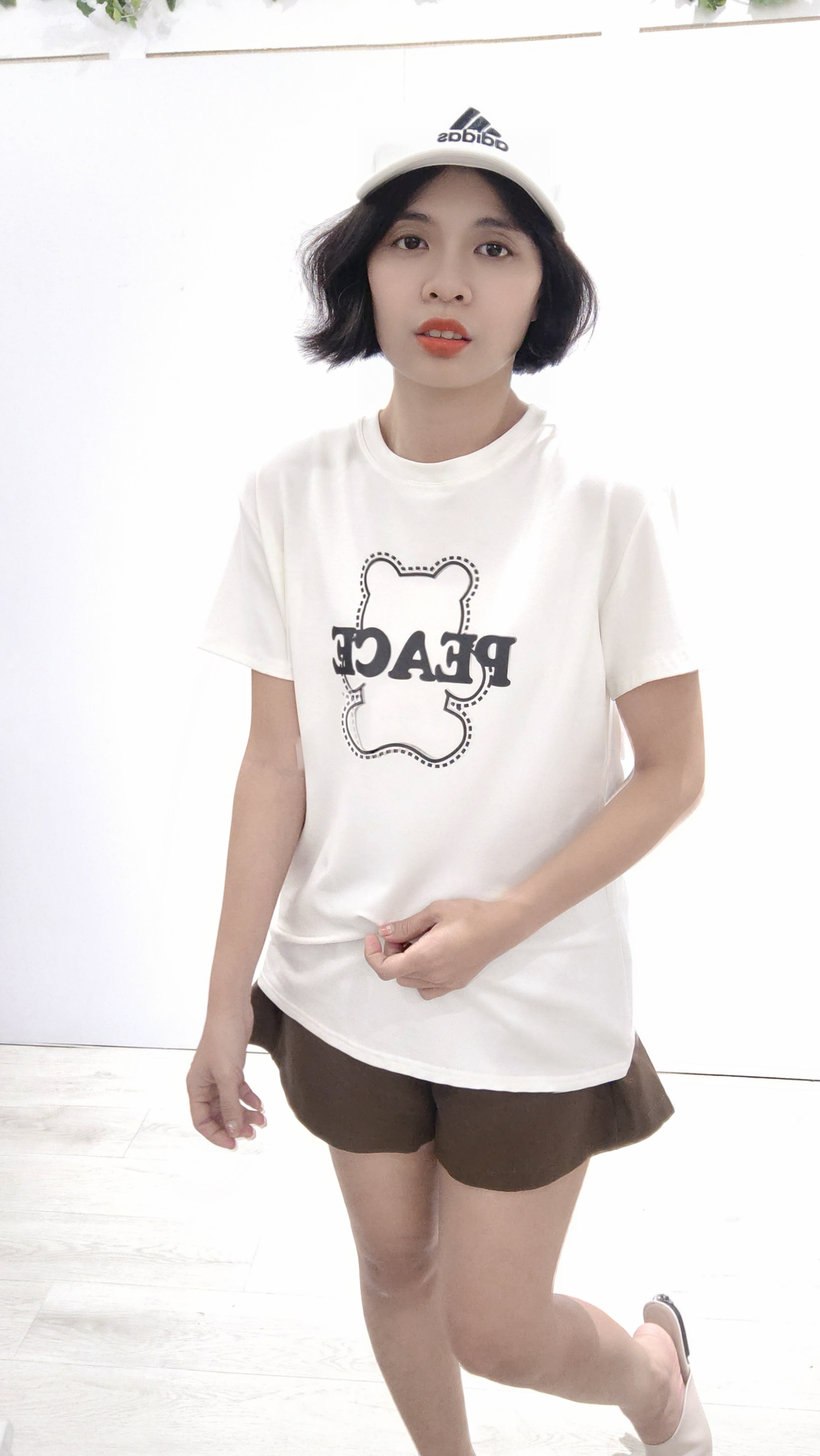 优质棉百搭Peace Bear T-shirt
