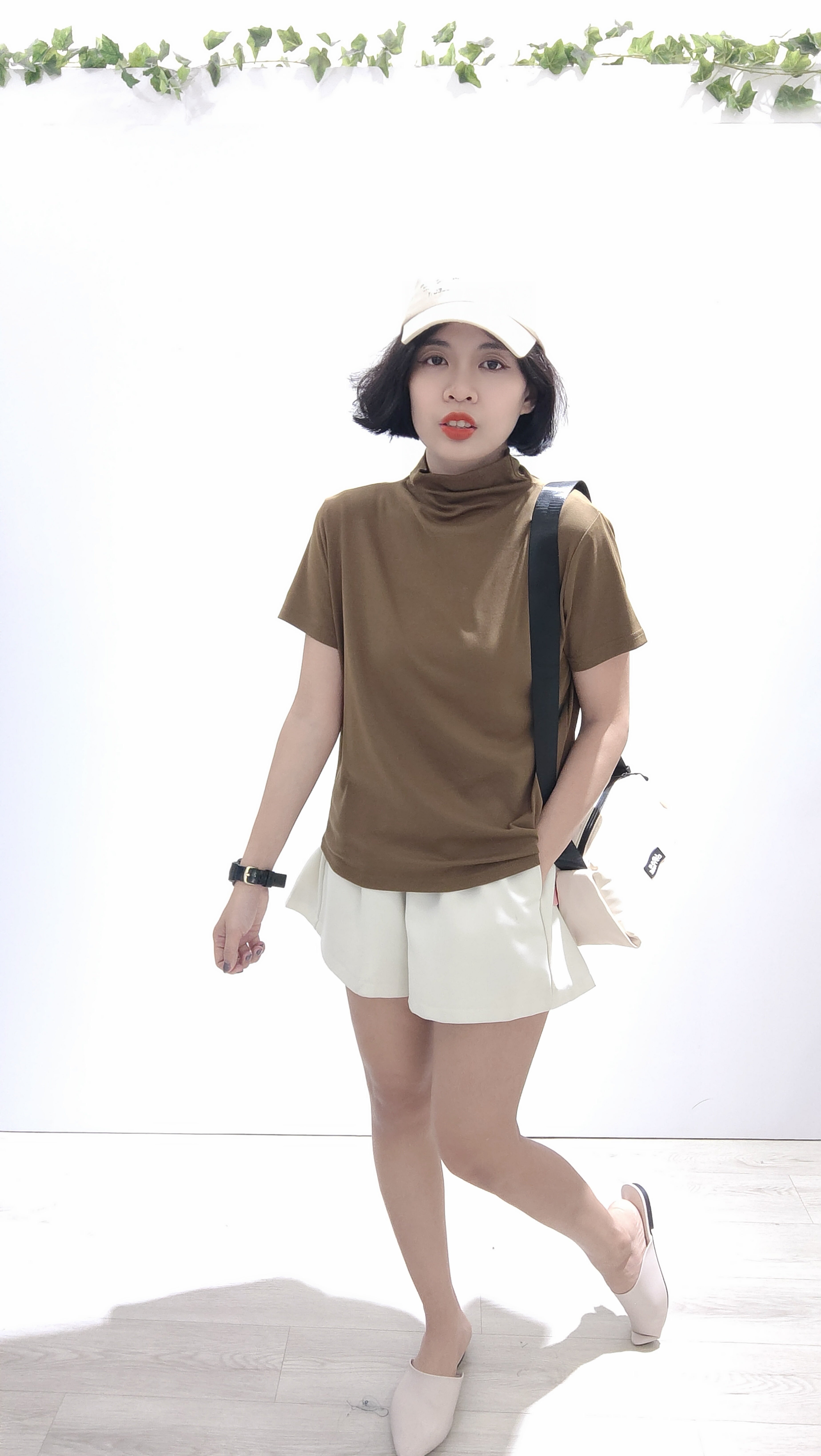 优质棉百搭高领Cotton上衣