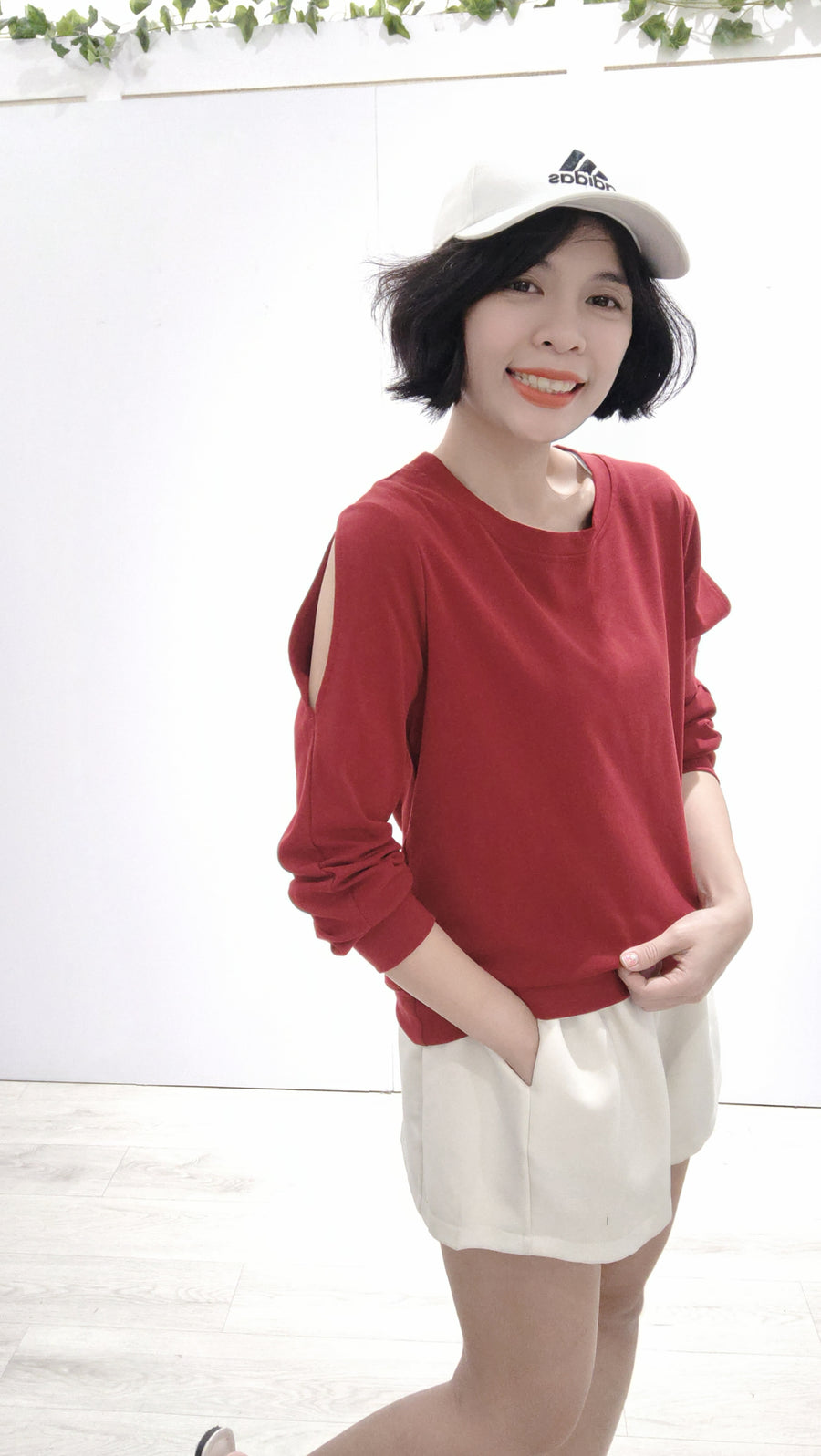 优质棉小露棉质上衣