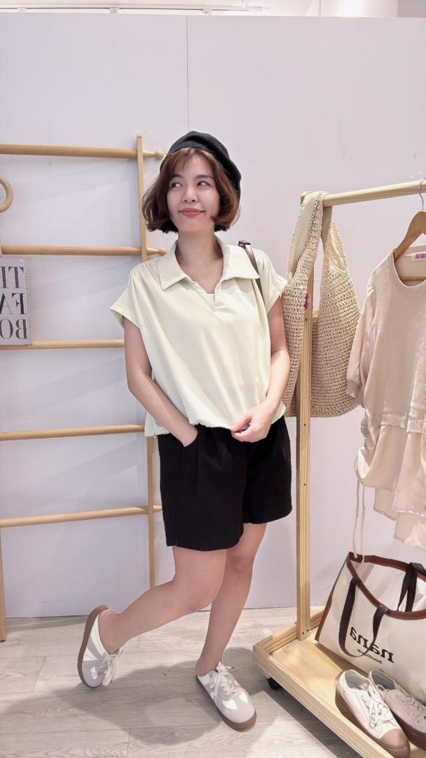 松紧腰加绒四分短裤