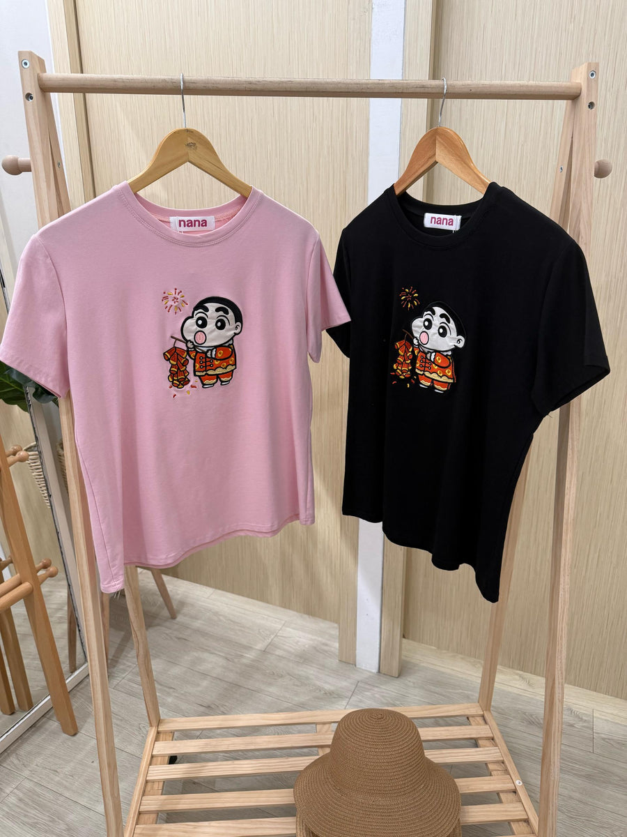 蜡笔小新炮竹T-shirt