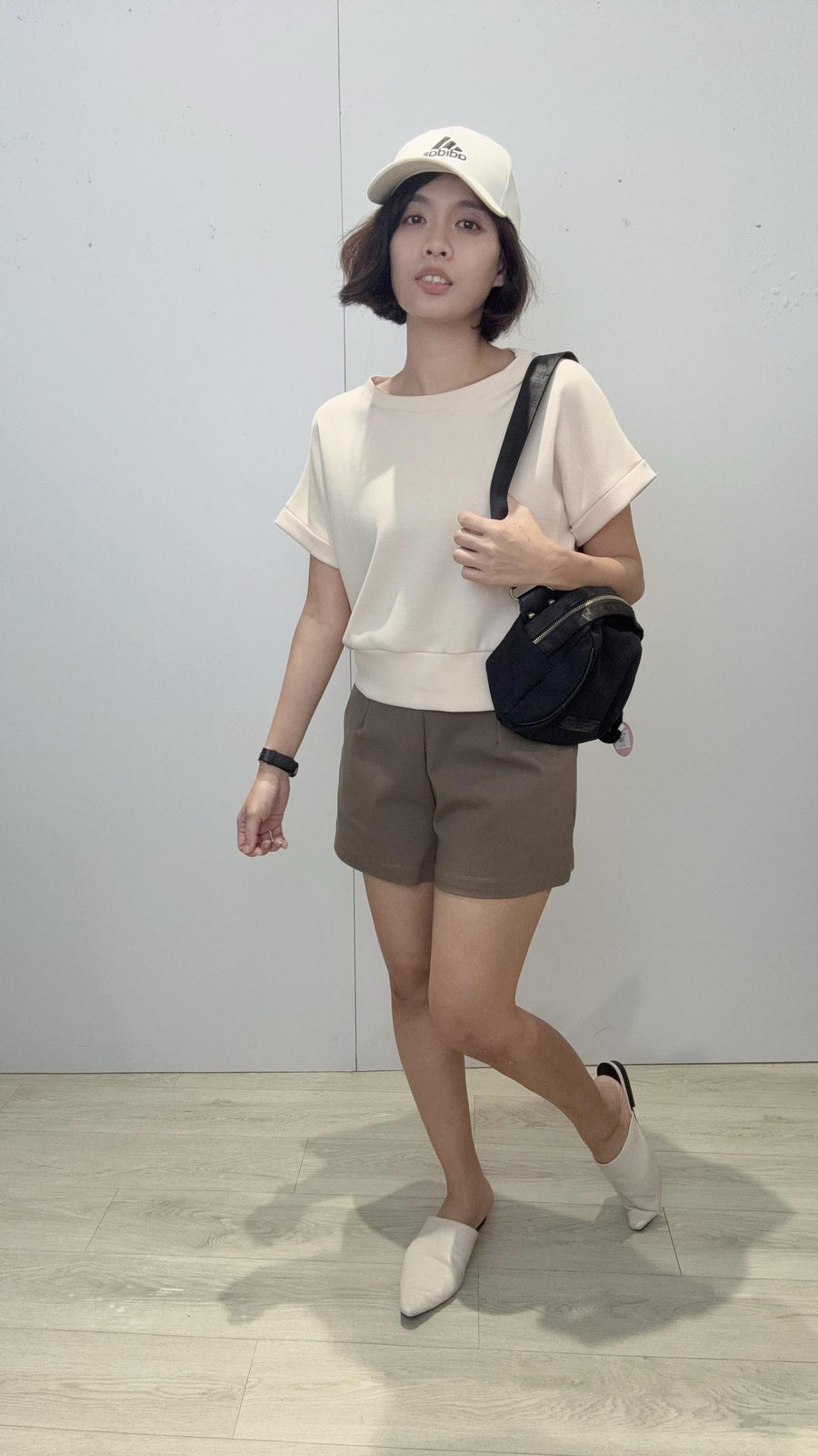 nana独家好穿太空棉短版上衣