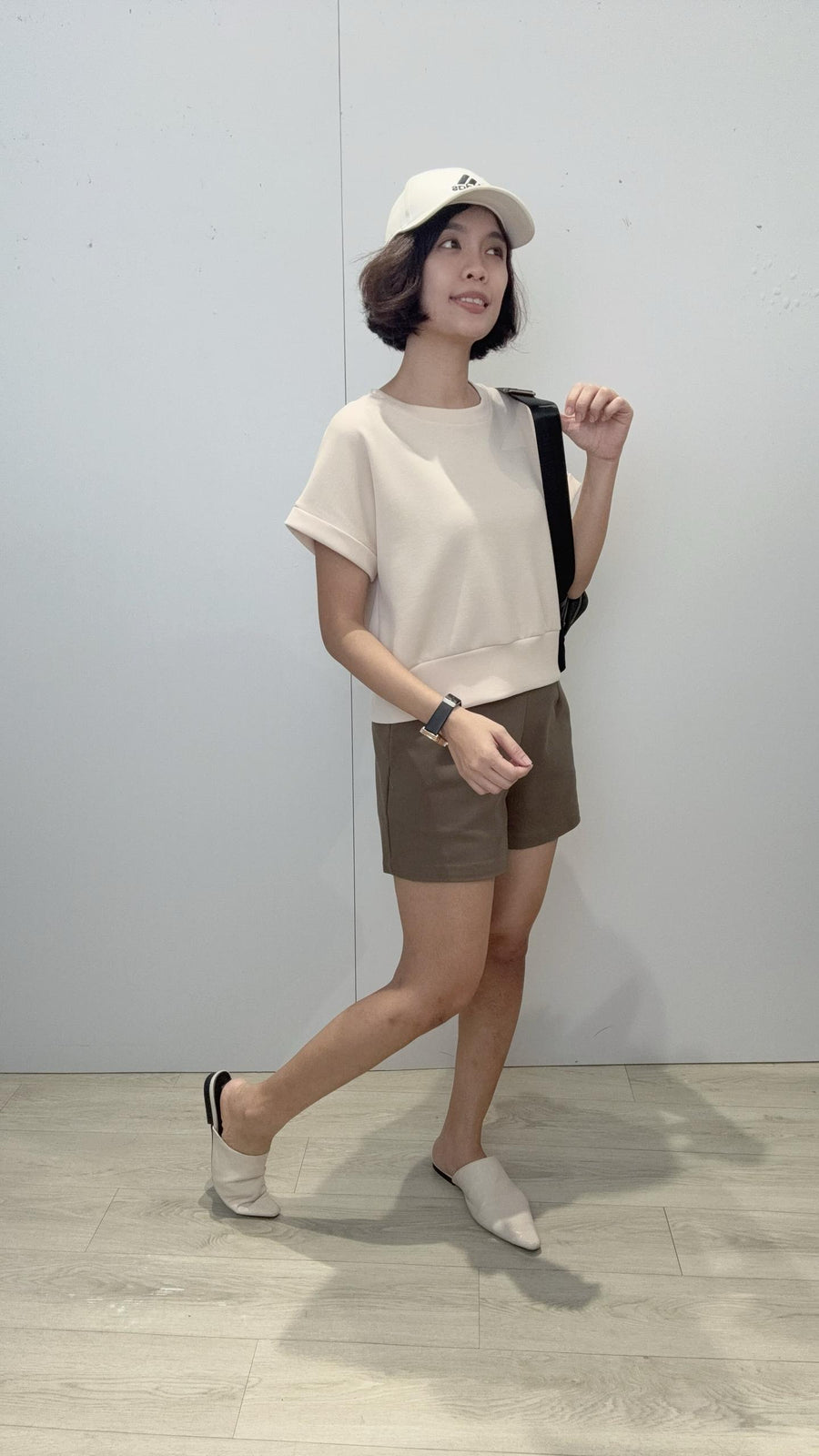 nana独家好穿太空棉短版上衣