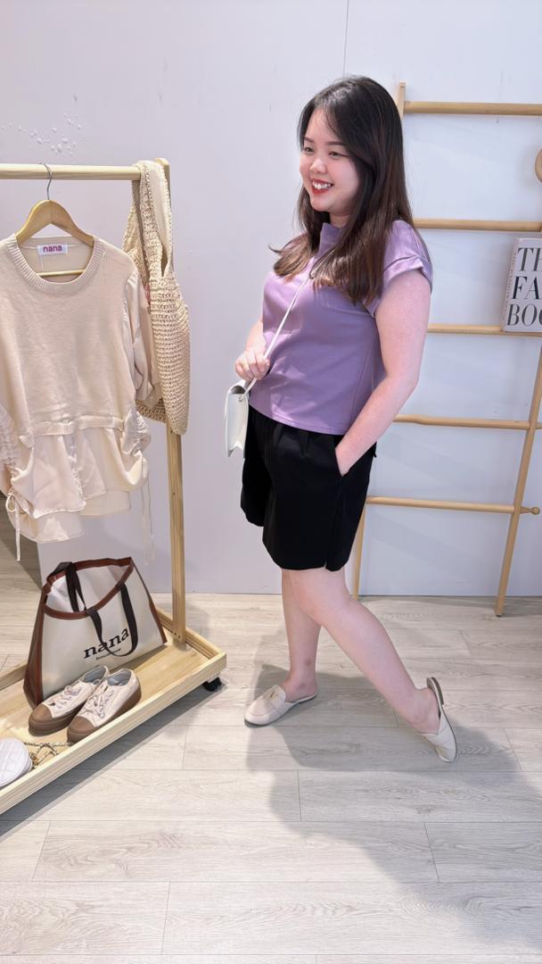 水洗牛仔四分裤