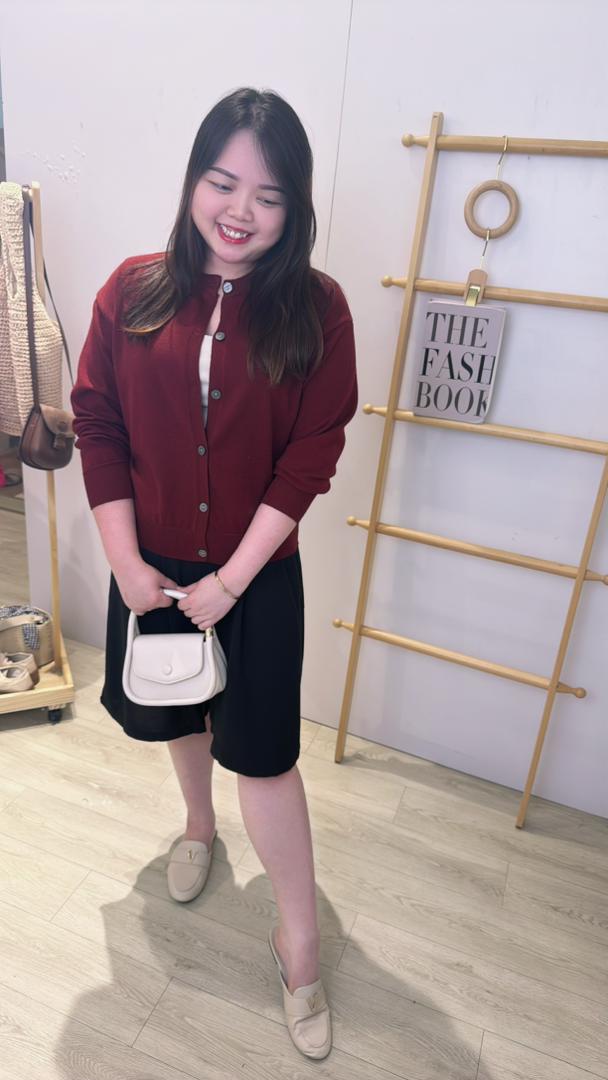 六分雪纺后松紧腰阔脚裤