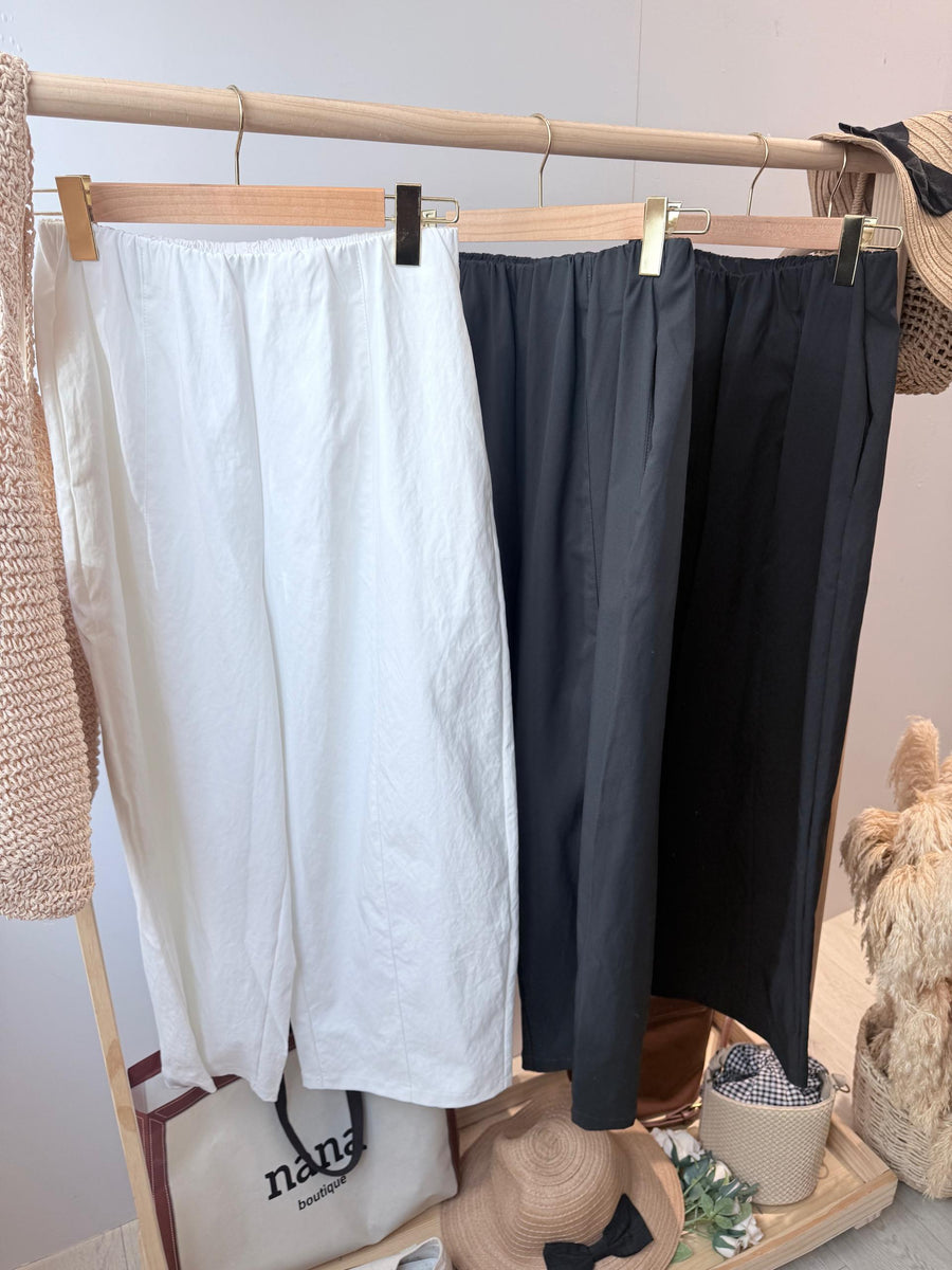 松紧腰仿牛仔潮流长裤