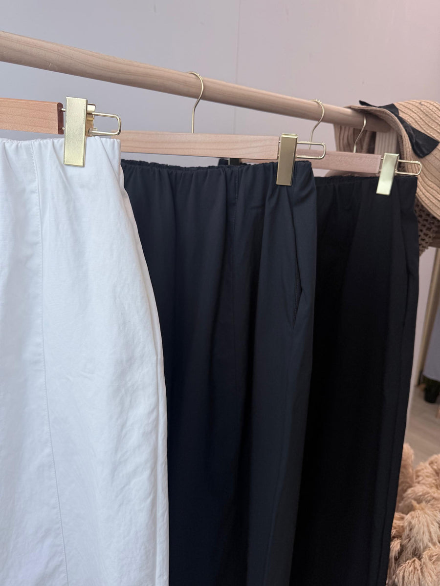 松紧腰仿牛仔潮流长裤